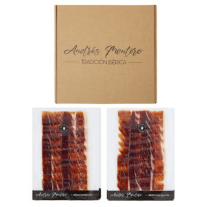 10 sobres 100 gr Jamón bellota 50% ibérico corte CUCHILLO